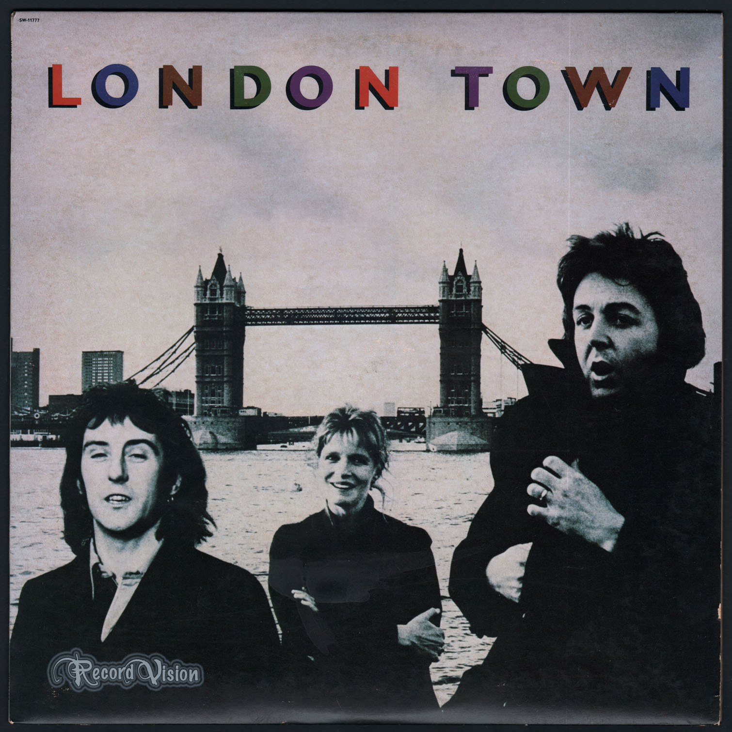 London town by Wings, LP with recordvision Ref3058324820